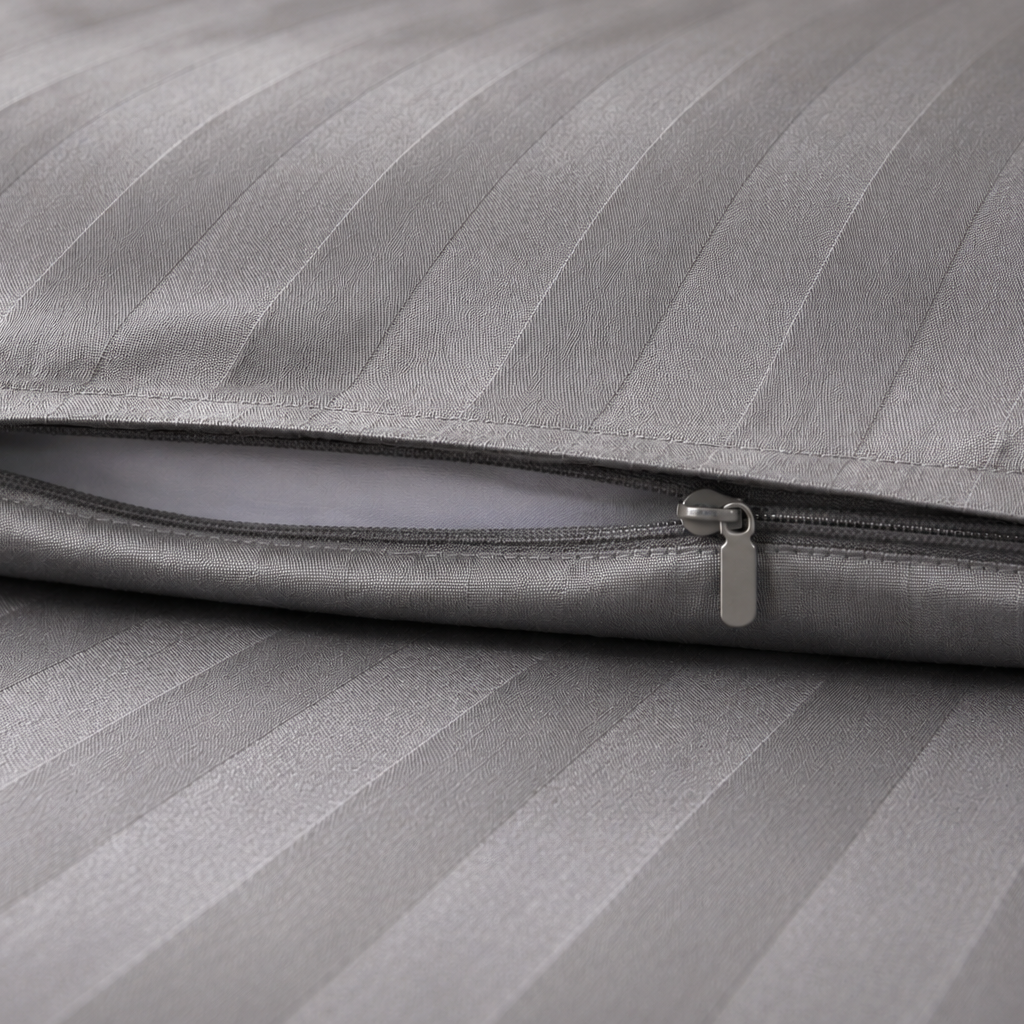 Nile Crown (Queen, Percale, Silver Grey)