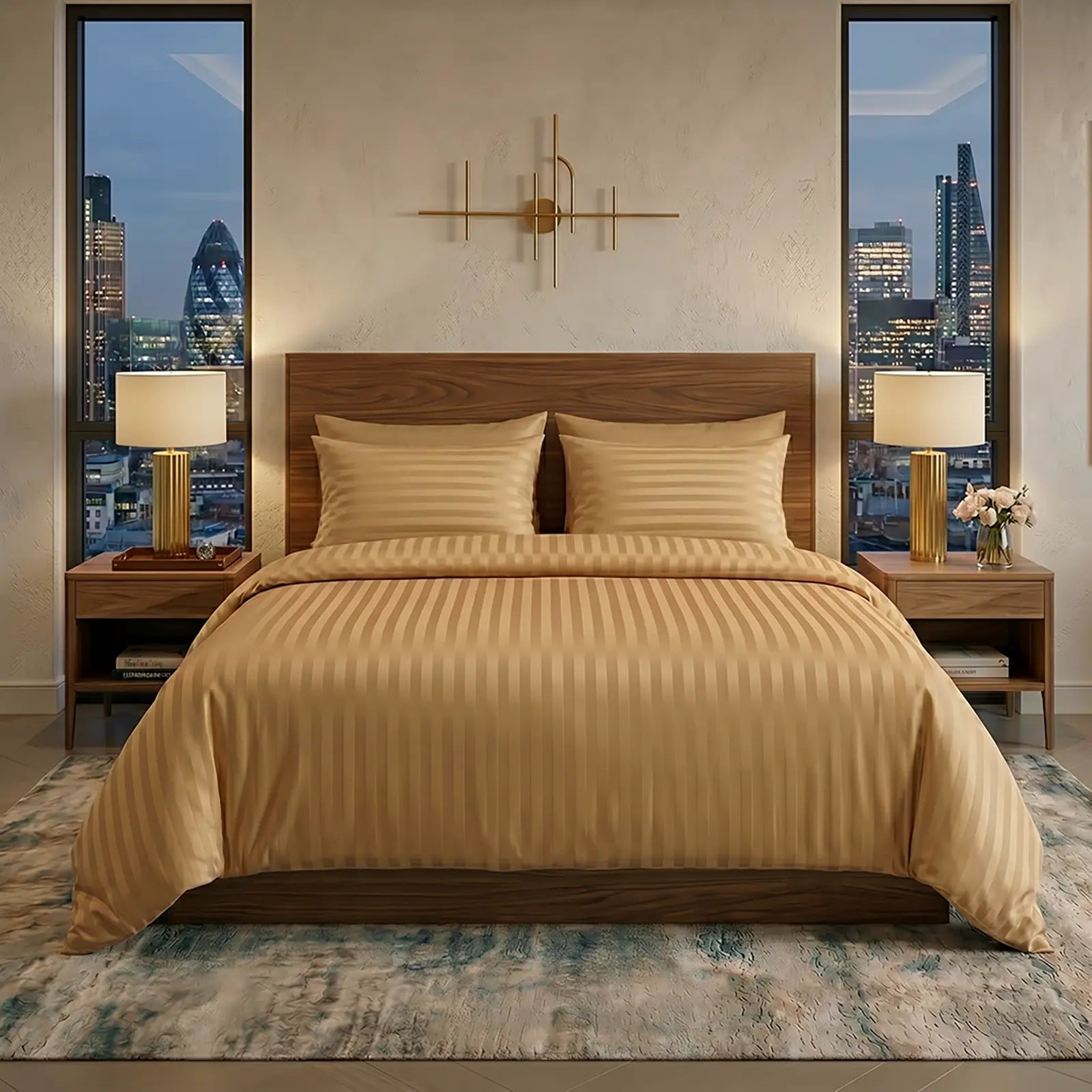 Nile Crown (Queen, Percale, Golden Beige )