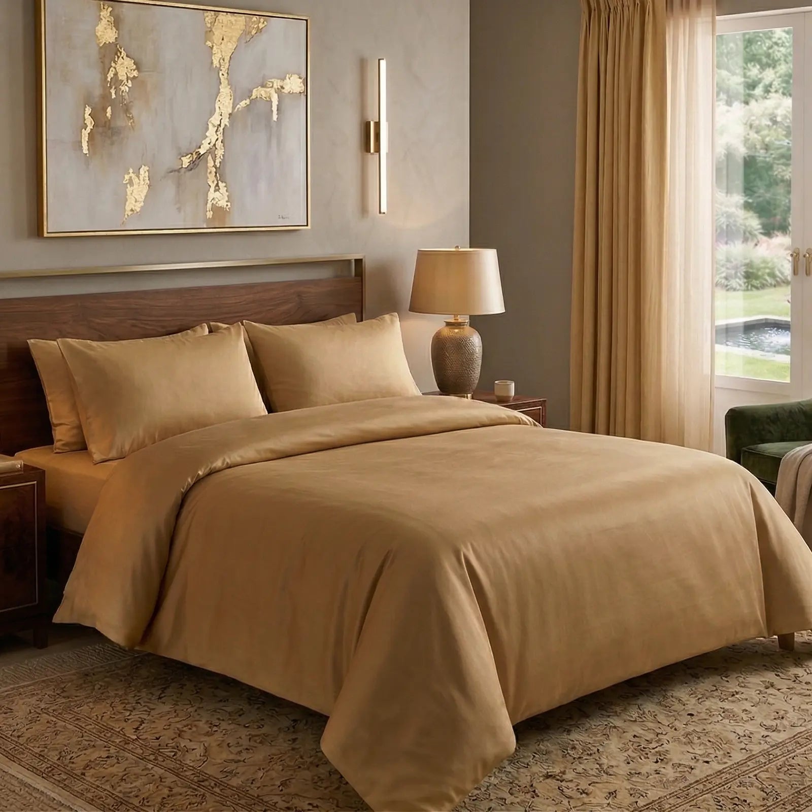Nile Crown (Queen, Sateen, Golden Beige)