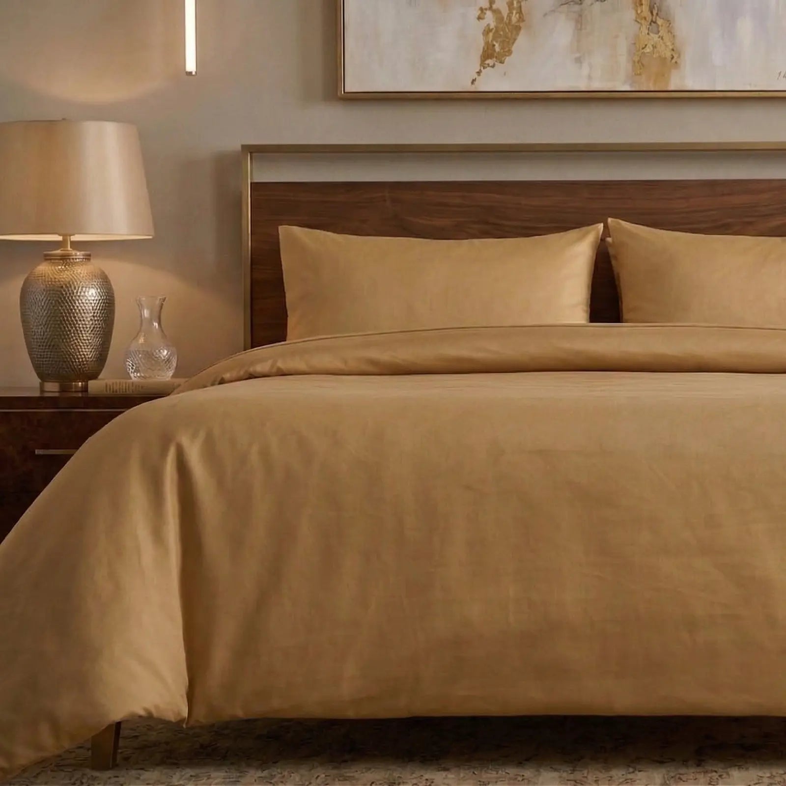 Nile Crown (Queen, Sateen, Golden Beige)
