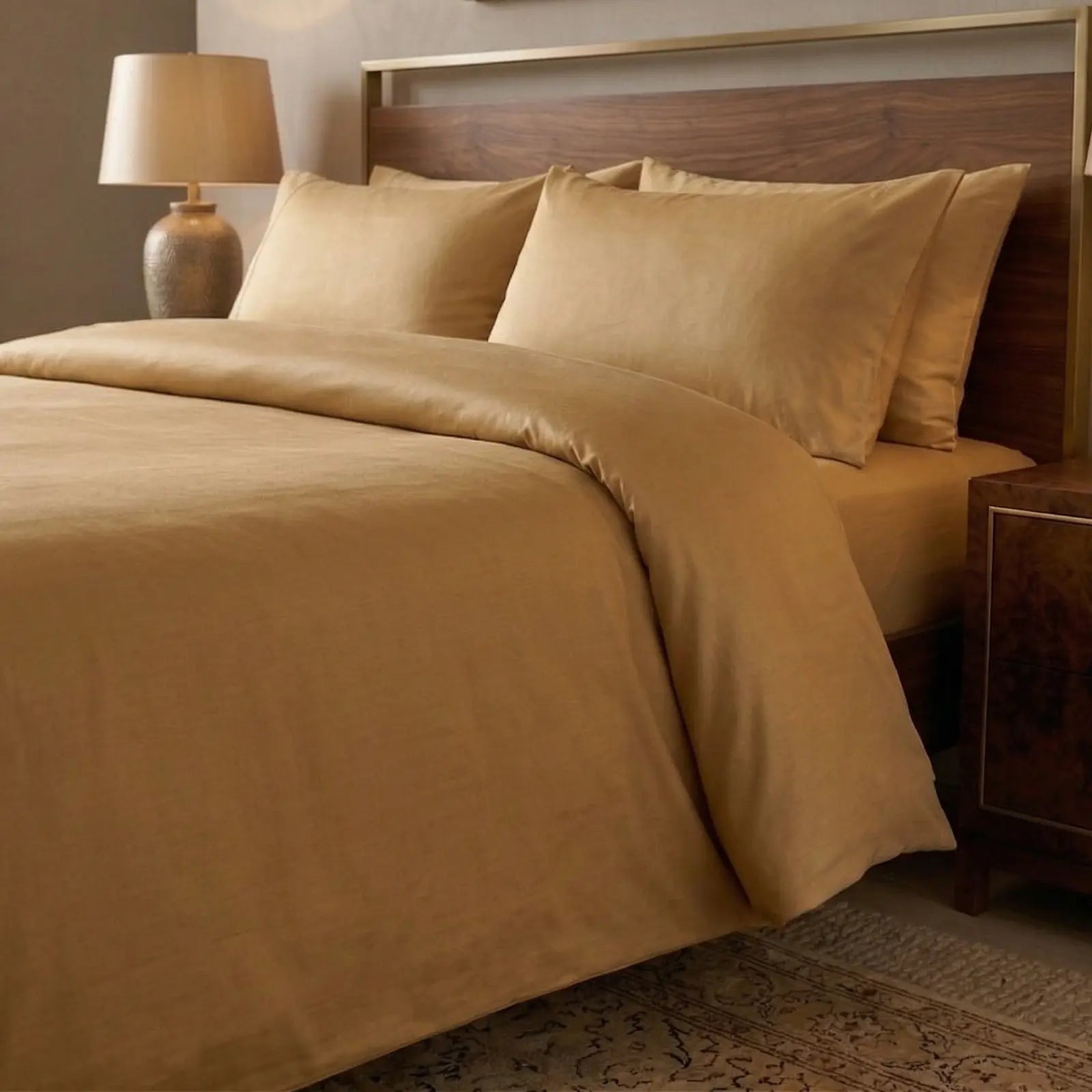 Nile Crown (Queen, Sateen, Golden Beige)