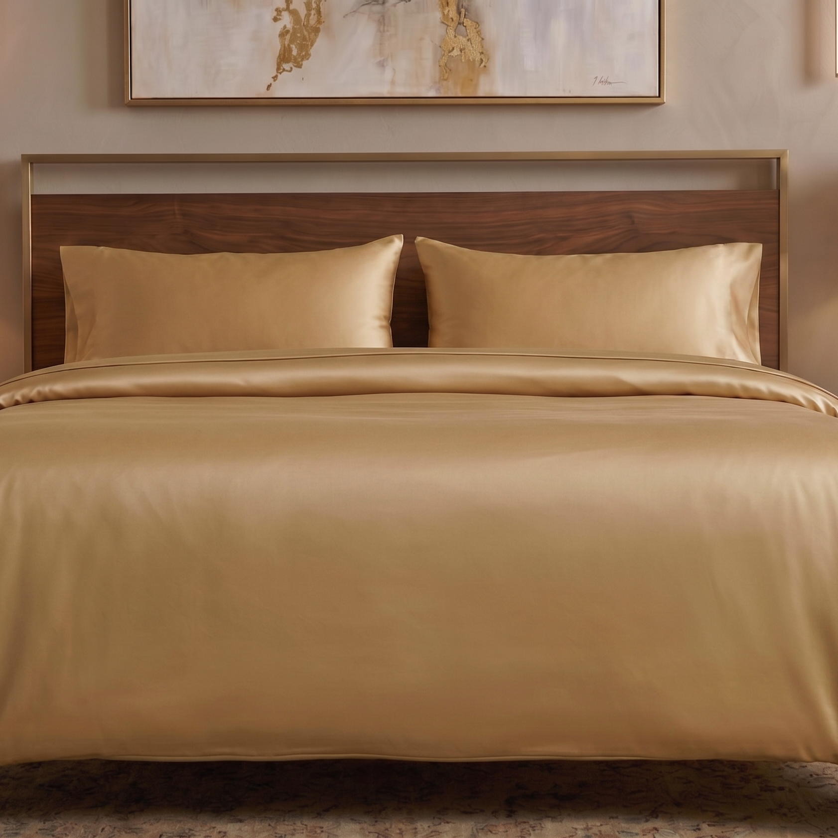 Nile Crown (Queen, Sateen, Golden Beige)