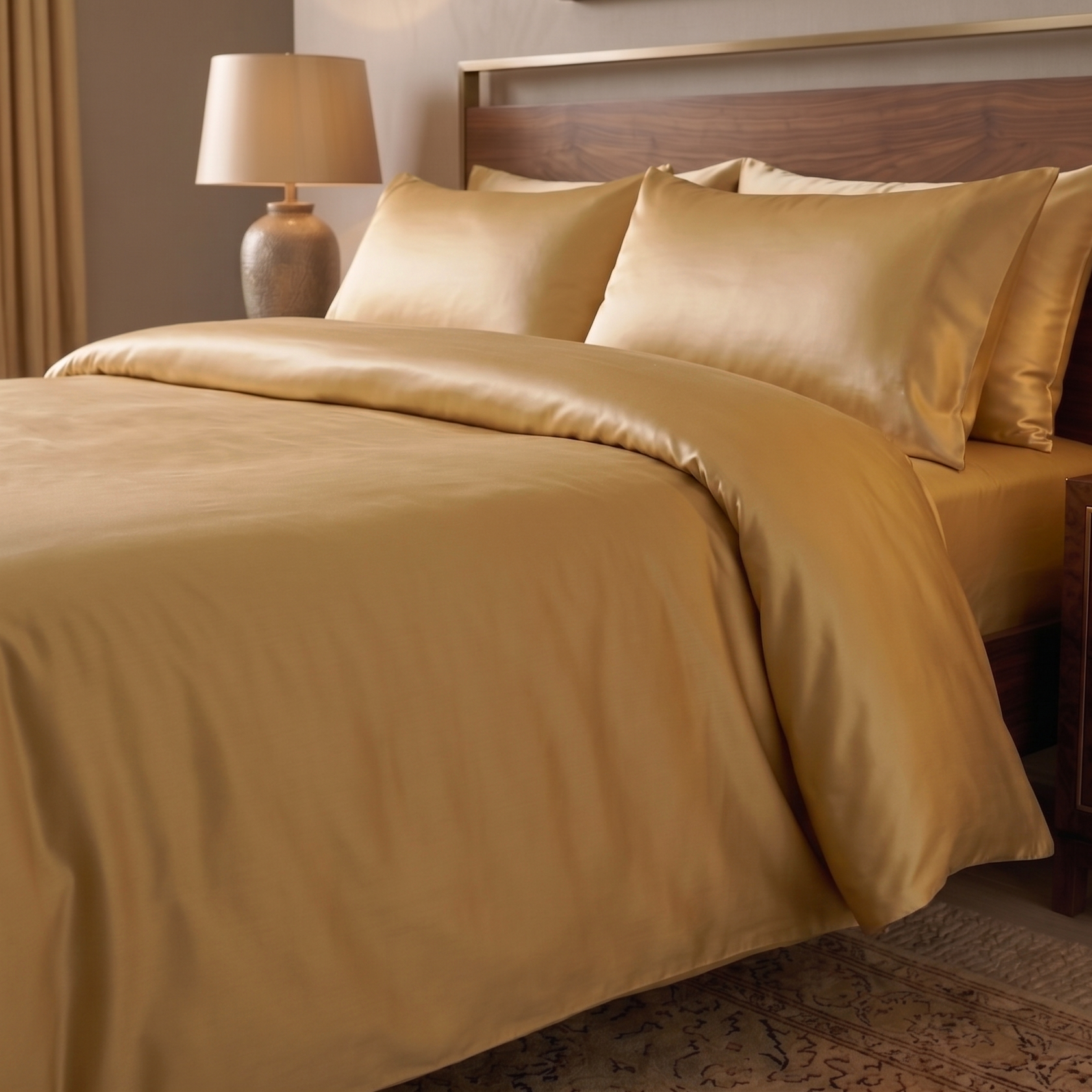 Nile Crown (Queen, Sateen, Golden Beige)