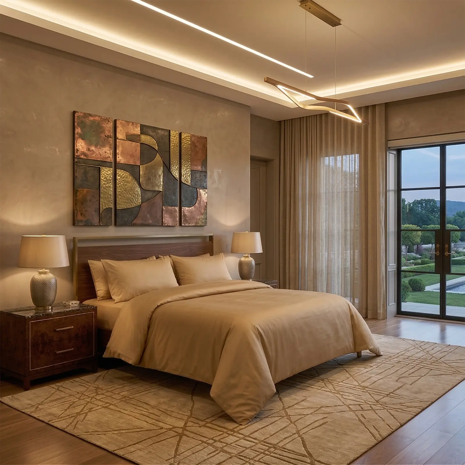 Nile Luxe (King, Sateen, Golden Beige)